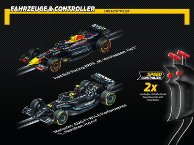 Carrera GO!!! Max Competition Rennbahn-Set I Rennbahn mit lizensierten Slotcars | bis zu 2 Spieler | Für Kinder ab 6 Jahren & Erwachsene