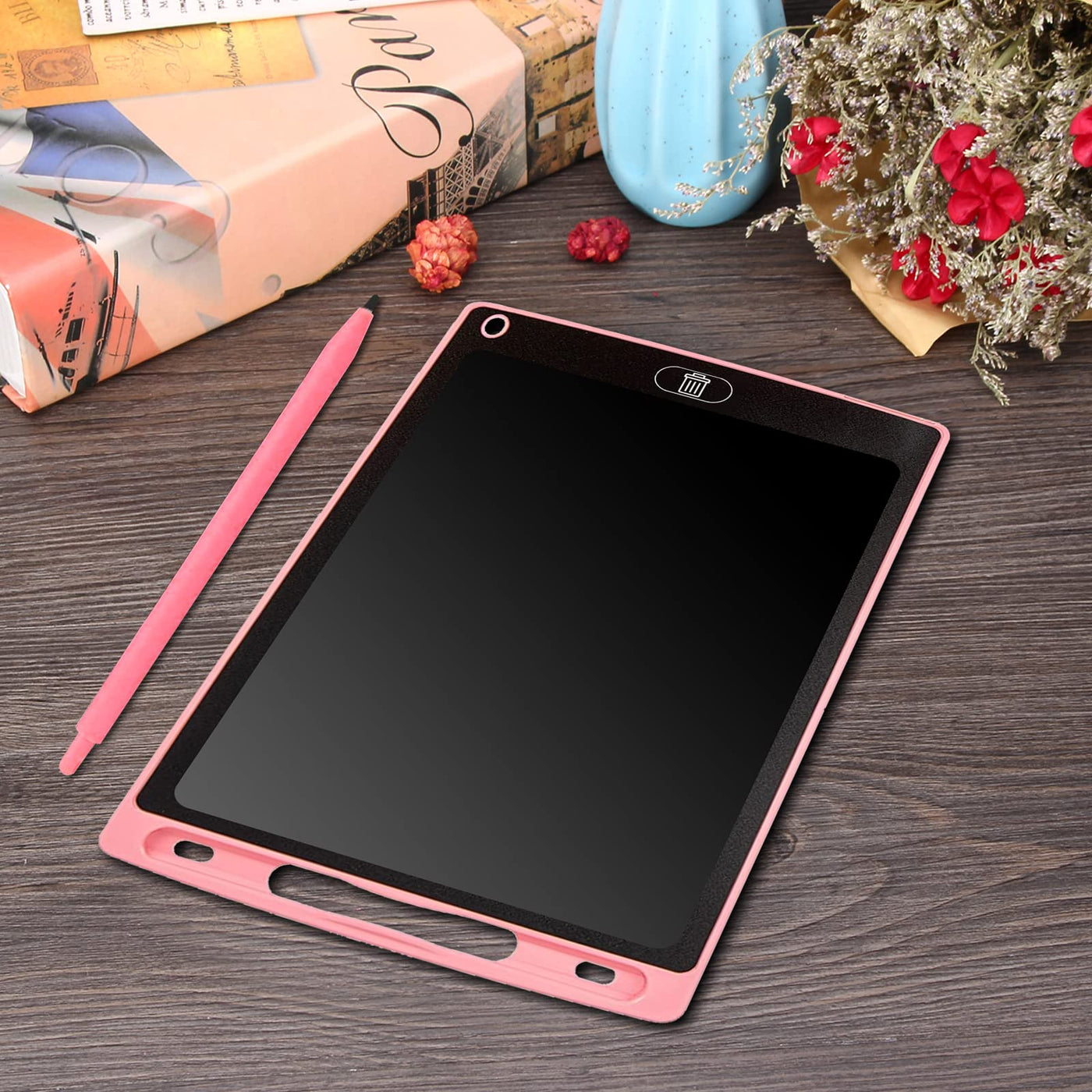 TEWWCEO LCD Schreibtafel 2 Pack,12 Zoll Bunte Bildschirm Schreibtablett,LCD Elektronische Maltafel für Kinder,löschbarem Handschrift Block,mit Abschließbar Löschen-Taste,Kinderspielzeug ab 3 Jahre