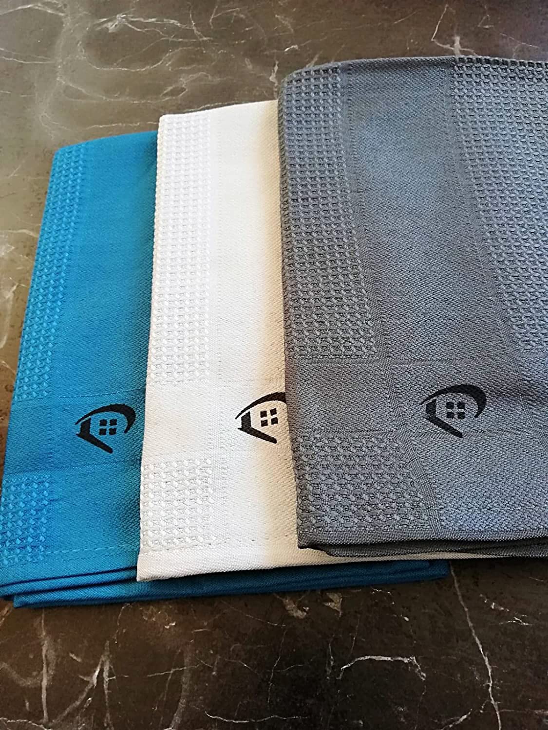 3 x Pella Microfasertücher! Allzweck-Reinigungstücher ohne Putzmittel für Streifenfreien Glanz im Haushalt, Büro, Auto sowie für Fenster, Glas, Spiegel und vieles mehr