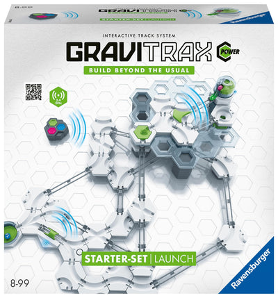 Ravensburger GraviTrax Power Starter-Set Launch. Erweiterbares interaktives Kugelbahnsystem mit elektronischen Elementen, für Kinder ab 8 Jahren