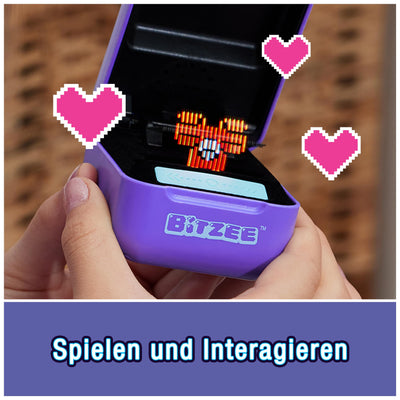 Bitzee 2023 - 15 digitale Haustiere zum Anfassen, interaktives Spielzeug mit 15 virtuellen elektronischen Tieren, die auf Bewegung und Berührung reagieren, lila, ab 5 Jahren