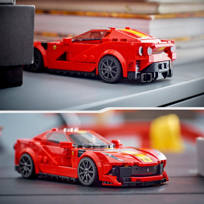 LEGO Speed Champions Ferrari 812 Competizione, Sportwagen und Spielzeug-Modell-Bausatz, Serie 2023, Auto-Sammlerfahrzeug-Set 76914