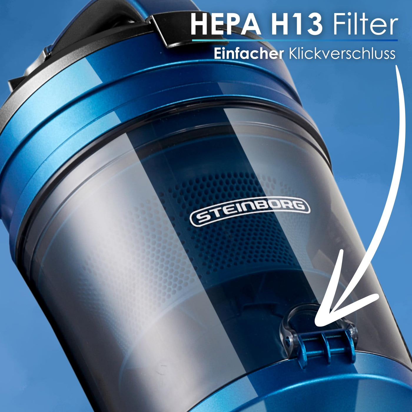 Staubsauger beutellos HEPA Filter 2in1 Bodenbürste Fugendüse Polsterdüse 7M 360° Schlauch Vacuum Cleaner Beutelloser Staubsauger Bodenstaubsauger Multi Zyklonen System Kleiner Staubsauger