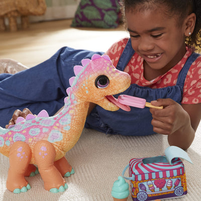 furReal Sallys Eisparty elektronisches Tierchen mit über 40 Geräuschen und Reaktionen und Walkalots Dino, ab 4 Jahren[Exklusiv bei Amazon]