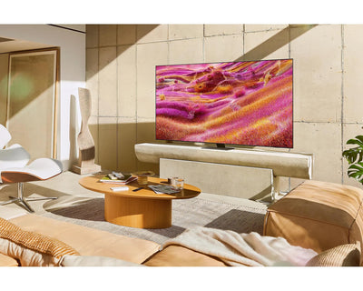 Samsung Neo QLED 4K QN90F 55 Zoll (138 cm) Mini LED Fernseher, NQ4 AI Gen2 Prozessor, Quantum Matrix Technology Slim, Motion Xcelerator 165Hz, AirSlim Design, Samsung Vision AI Smart TV
