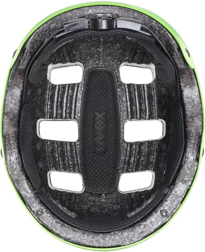 uvex kid 3 cc - robuster Fahrradhelm für Kinder- individuelle Größenanpassung - optimierte Belüftung - green matt - 51-55 cm