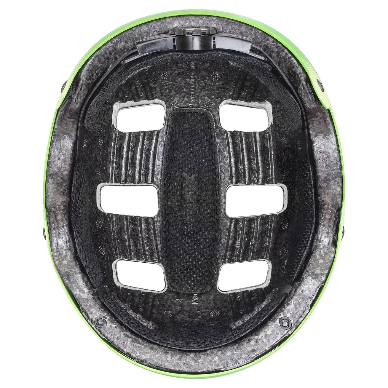 uvex kid 3 cc - robuster Fahrradhelm für Kinder- individuelle Größenanpassung - optimierte Belüftung - green matt - 51-55 cm