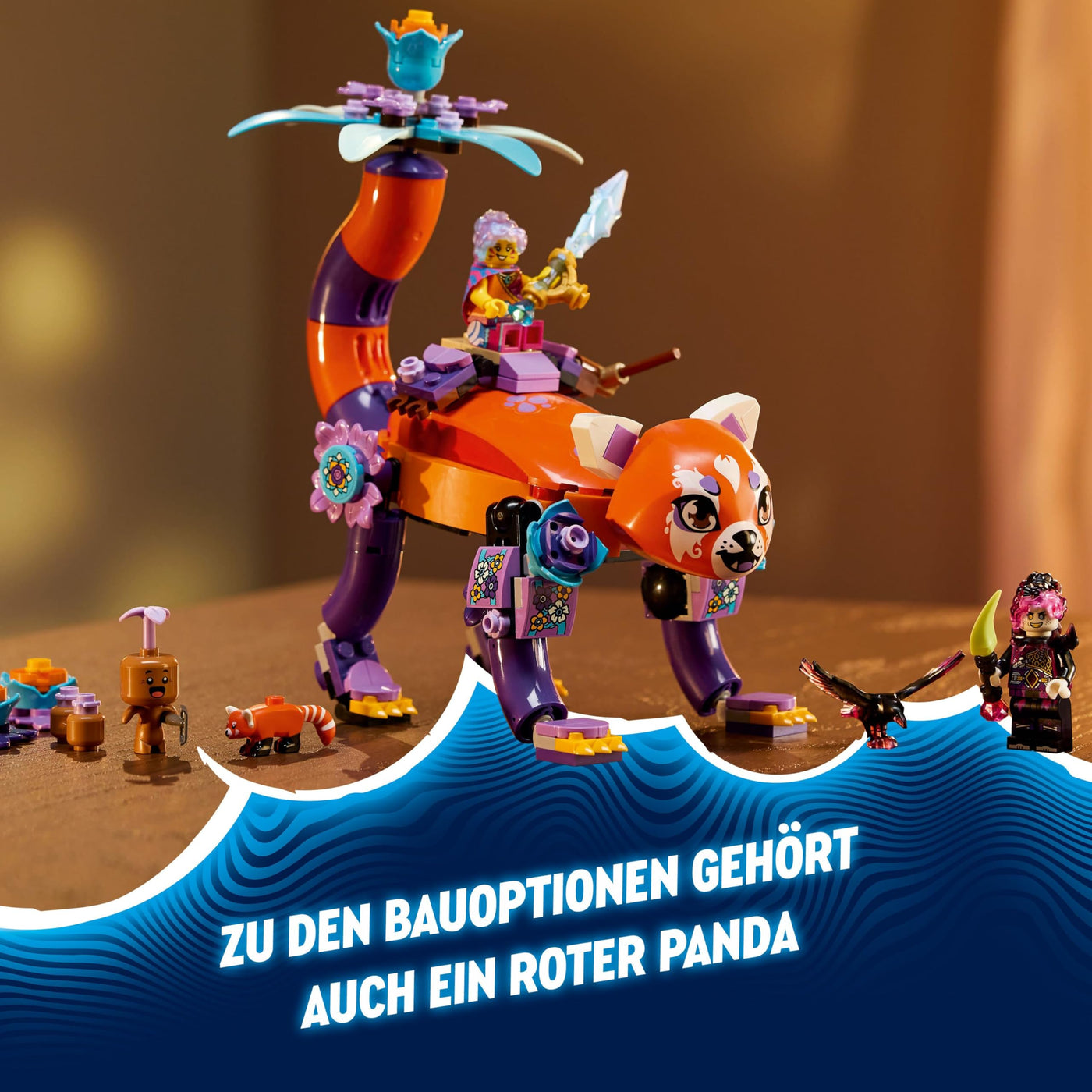 LEGO DREAMZzz 3-in-1 Izzies Traumtiere, magisches Ei mit den Minifiguren Izzy und Dizzy und Tierfiguren, Fantasy-Spielset, Geschenk für Mädchen und Jungen ab 8 Jahren 71481