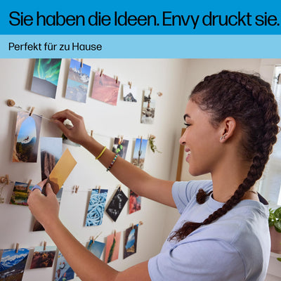 HP ENVY 6520e, Multifunktionsdrucker, 3 Monate gratis drucken mit HP Instant Ink inklusive, Drucken, Kopieren, Scannen, Mobiler Faxversand, Wi-Fi, Automatischer Vorlageneinzug, Touchscreen