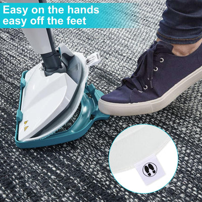 5 Stück Ersatzpad für Leifheit CleanTenso Power 2.0 Dampfreiniger 32x19.5cm Mikrofaser Dampfbesen Wischbezug für alle Böden Dampfmop Ersatz mit Klettunterseite für CleanTenso Power