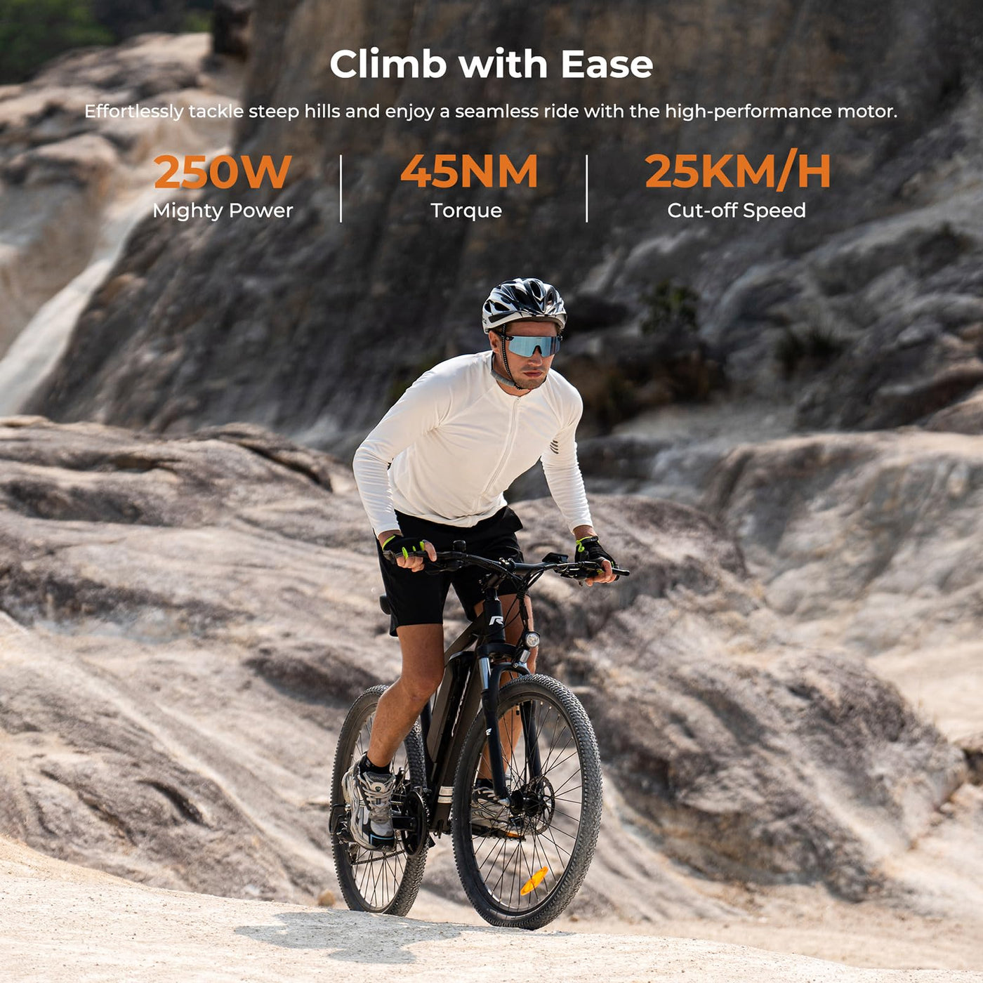 Foride Xtremer 1 29'' E-Bike für Erwachsene，21 Gang Elektrofahrrad mit Austauschbarem 36V 13Ah Akku, und 100km Reichweite E Bike Herren Damen für Städtische Pendler und Fahrten im Freien (Zoll, 29)