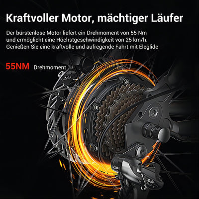 Eleglide E Bike Herren Damen mit 36V 15Ah Abnehmbarer Akku, 27,5/29 Zoll Offroad E Mountainbike, Elektrofahrrad Pedelec mit APP, 24 Gänge Schaltung, Reichweite bis zu 125 KM (MTB-2 29 Zoll)