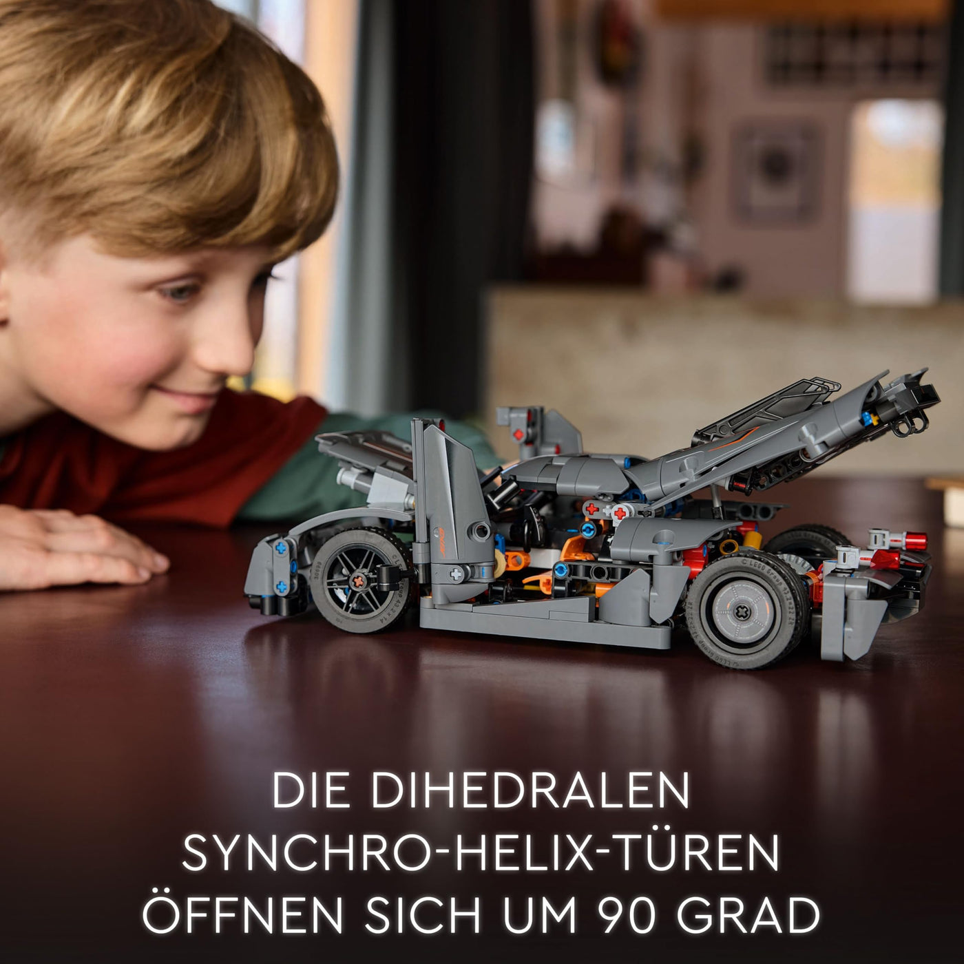 LEGO Technic Koenigsegg Jesko Absolut Supersportwagen in Grau, Bauspielzeug für Jungen und Mädchen, Spielzeugauto für Kinder, Geschenk für Autofans, Dekoration für das Kinderzimmer 42173
