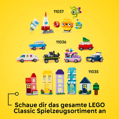 LEGO Classic Kreative Tiere - Spielzeugtiere zum Bauen und Spielen - Lernspielzeug mit Hund, Katze, Hase, Hamster & Vogel - Spielset als Kinder Geschenk für Mädchen und Jungen ab 5 Jahren - 11034