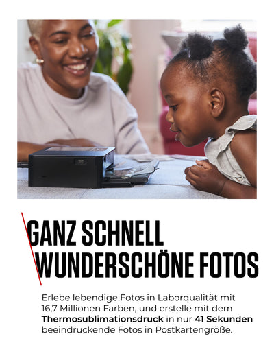 Canon SELPHY CP1500 Kompakter Fotodrucker – Drahtloses Drucken, Langlebige Fotos, USB-C & SD-Kartenanschluss – Perfekt für Scrapbooks und Fotoalben (Rosa)