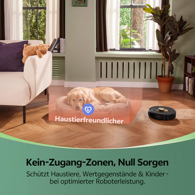 Vexilar W9 Staubsauger Roboter mit Wischfunktion, 5000Pa Saugroboter mit LiDAR Navigation, 3-in-1 Saug und Wischroboter, 150 Min Max, 15 No-Go Zonen, APP Steuerung, Ideal für Tierhaare und Teppich