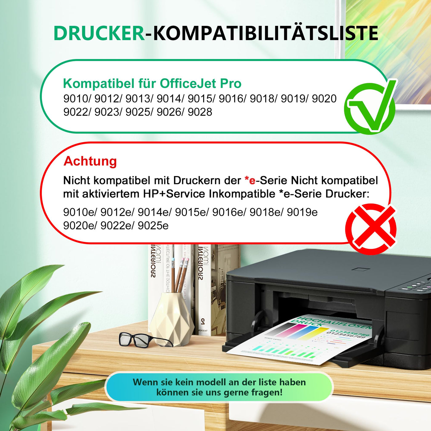 NewLift 963XL Multipack Kompatibel für HP 963 HP 963XL Druckerpatronen für HP officejet Pro 9010 patronen,9020 9012 9022 9014 9015 9016 9018 9019 (963XL Multipack,4er-Pack)