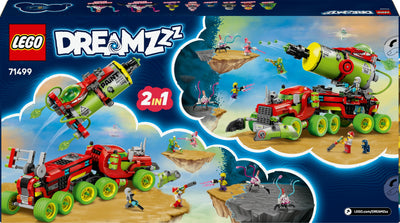 LEGO DREAMZzz 2-in-1 Mateos Sprühdosen-Truck - Spielzeug mit 2 Bauvarianten, mit 5 Minifiguren inkl. Copper und Mr. Oz - Kreatives Geschenk zum Geburtstag für Jungen & Mädchen ab 9 Jahren - 71499