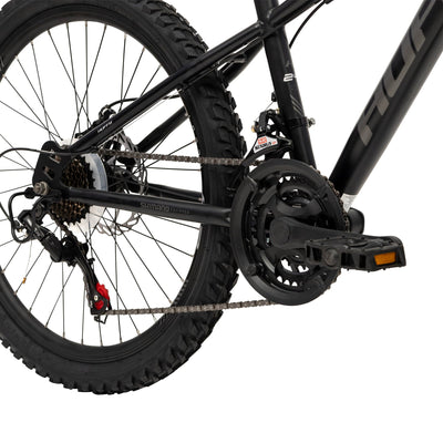 Huffy Korros Mountain Bike 24" - Schwarz 21-Gang Shimano