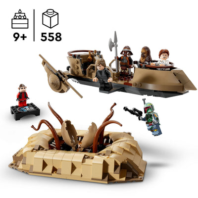 LEGO Star Wars: Die Rückkehr der Jedi-Ritter Wüsten-Skiff und Sarlacc-Grube, Fantasy-Set zum Sammeln und Bauen, Bauspielzeug, Geschenk für Jungen, Mädchen und alle Fans 75396