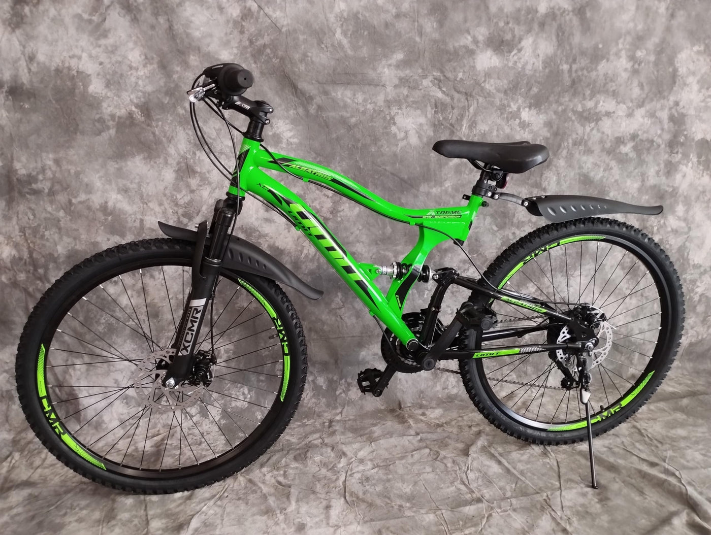 26 Zoll MTB Albatros Vollgefedert, 21-Gang Kettenschaltung, Scheibenbremsen NEU 2659-GRÜN-SCHWARZ Bitte BEACHTEN AB 155 cm KÖPERGRÖSSE GEEIGNET !!!!!!!