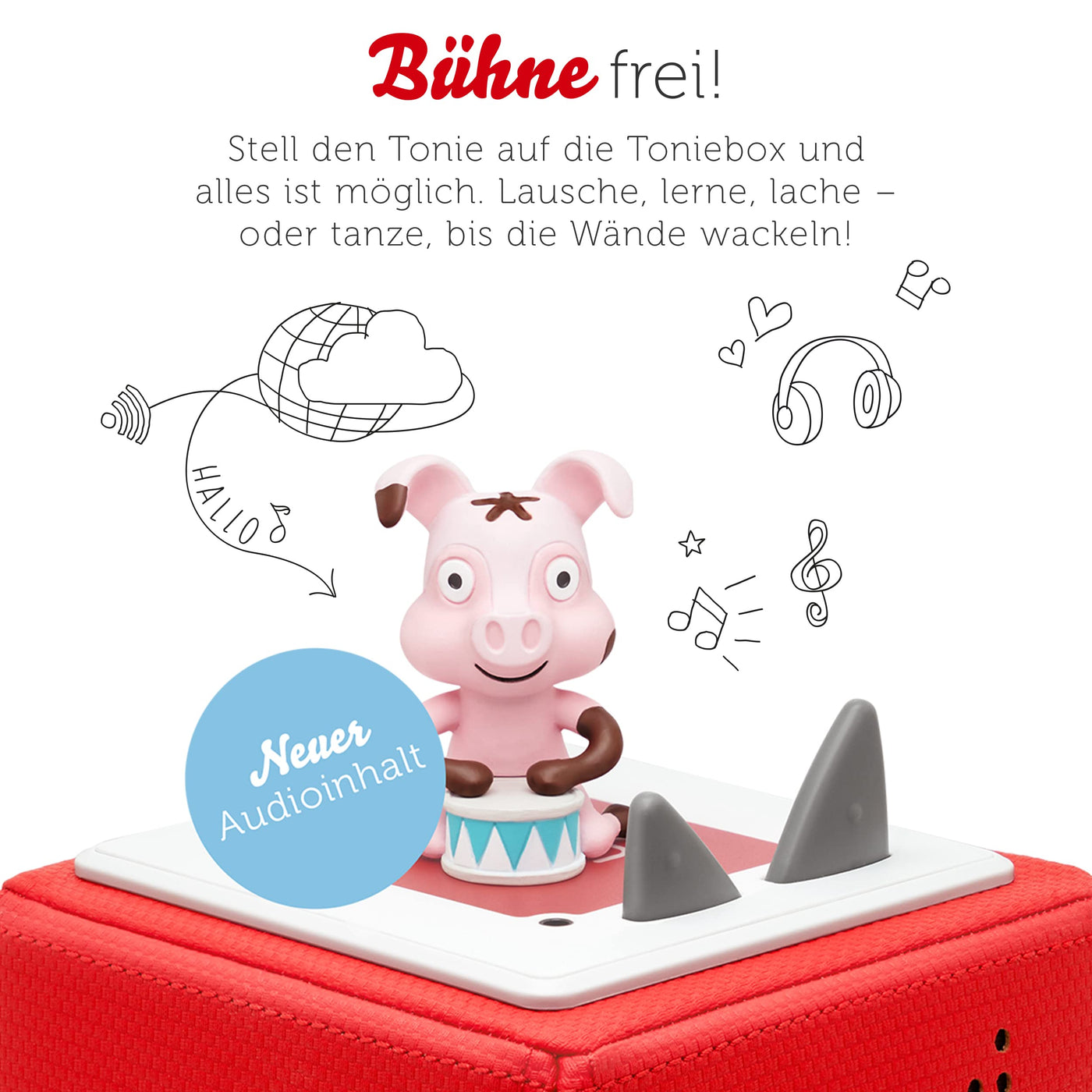 tonies Hörfiguren für Toniebox, Lieblings-Kinderlieder – Tierlieder, Kinderlieder ab 3 Jahren, Spielzeit ca. 53 Minuten