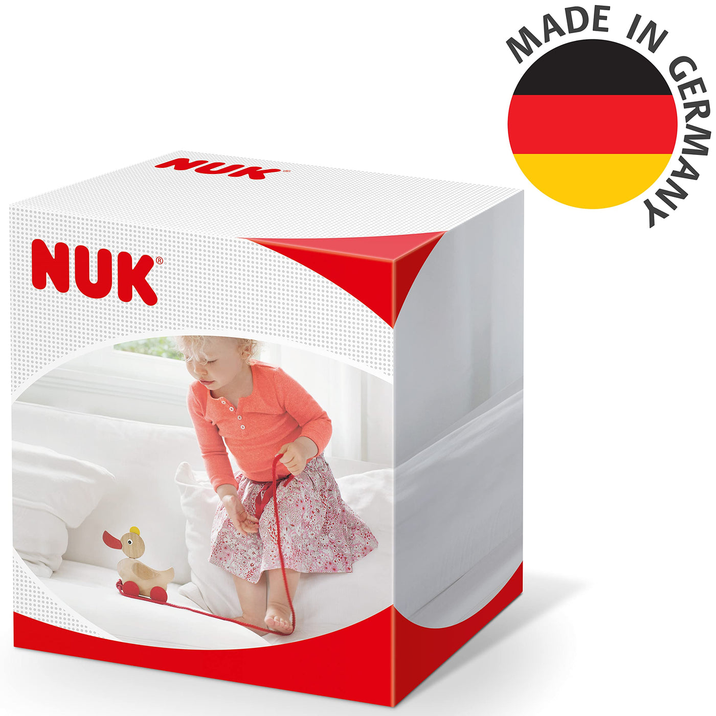 NUK First Choice Trinklernbecher Night | 150ml | Leuchtet zum einfachen Finden im Dunkeln | Mit Haltegriffen & weichem Trinkschnabel | Auslaufsicher | 6−18 M | Anti-Colic | BPA-frei | Koala (türkis)