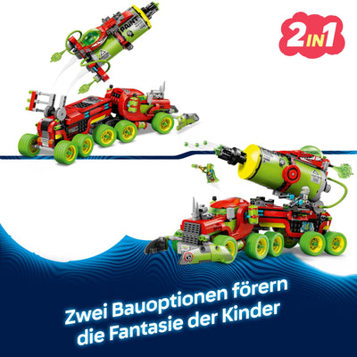 LEGO DREAMZzz 2-in-1 Mateos Sprühdosen-Truck - Spielzeug mit 2 Bauvarianten, mit 5 Minifiguren inkl. Copper und Mr. Oz - Kreatives Geschenk zum Geburtstag für Jungen & Mädchen ab 9 Jahren - 71499