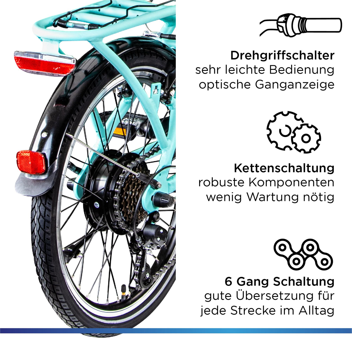 ZÜNDAPP Z101 20 Zoll E Bike Faltrad Damen Herren Elektrofahrrad klappbar Fahrrad Elektro Klapprad Ebike Pedelec E-Bike Erwachsene Klappfahrrad