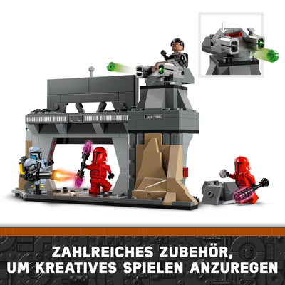 LEGO Star Wars: The Mandalorian Duell zwischen Paz Vizsla and Moff Gideon, Bauspielzeug zum Sammeln für Kinder, Geschenkidee für kreative Jungen und Mädchen ab 7 Jahren, Mandalorianer-Spielzeug 75386