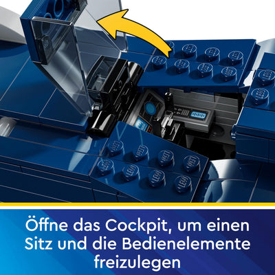 LEGO DC Batman: Batman im Batmobil vs. Harley Quinn und Mr. Freeze, Spielzeug-Auto aus der Zeichentrickserie für Kinder, Geschenk für Jungen und Mädchen ab 8 Jahren 76274