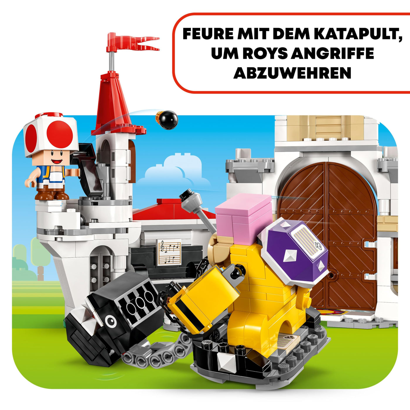 LEGO Super Mario Showdown mit Roy beim Pilz-Palast, Abenteuer-Spielset mit Nintendo Charakteren, Geschenk für Mädchen, Jungen und Gamer ab 7 Jahren 71435