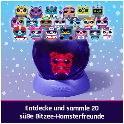 Bitzee Hamsterball - interaktives Spielzeug mit über 20 virtuellen Hamstern zum Rollen und Spielen, das Digitale Haustier reagiert auf Berührung und Bewegung, für Kinder ab 5 Jahren