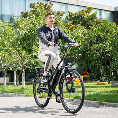 HITWAY E Bike 28 Zoll, Elektrofahrrad Pedelec für Damen und Herren, E-Fahrrad mit 36V 12Ah Wechselakku, 250W Motor, 7 Gang Schaltung, Citybike Electric Bike Ebike Reichweite bis zu 35-90km