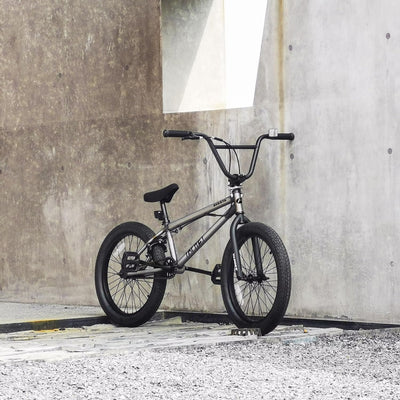 AVASTA Hesper 20 Zoll Kinderfahrrad Freestyle BMX mit 4 Pegs Fahrräder für 6-14 Jahre alte Jungen und Anfänger,Grau