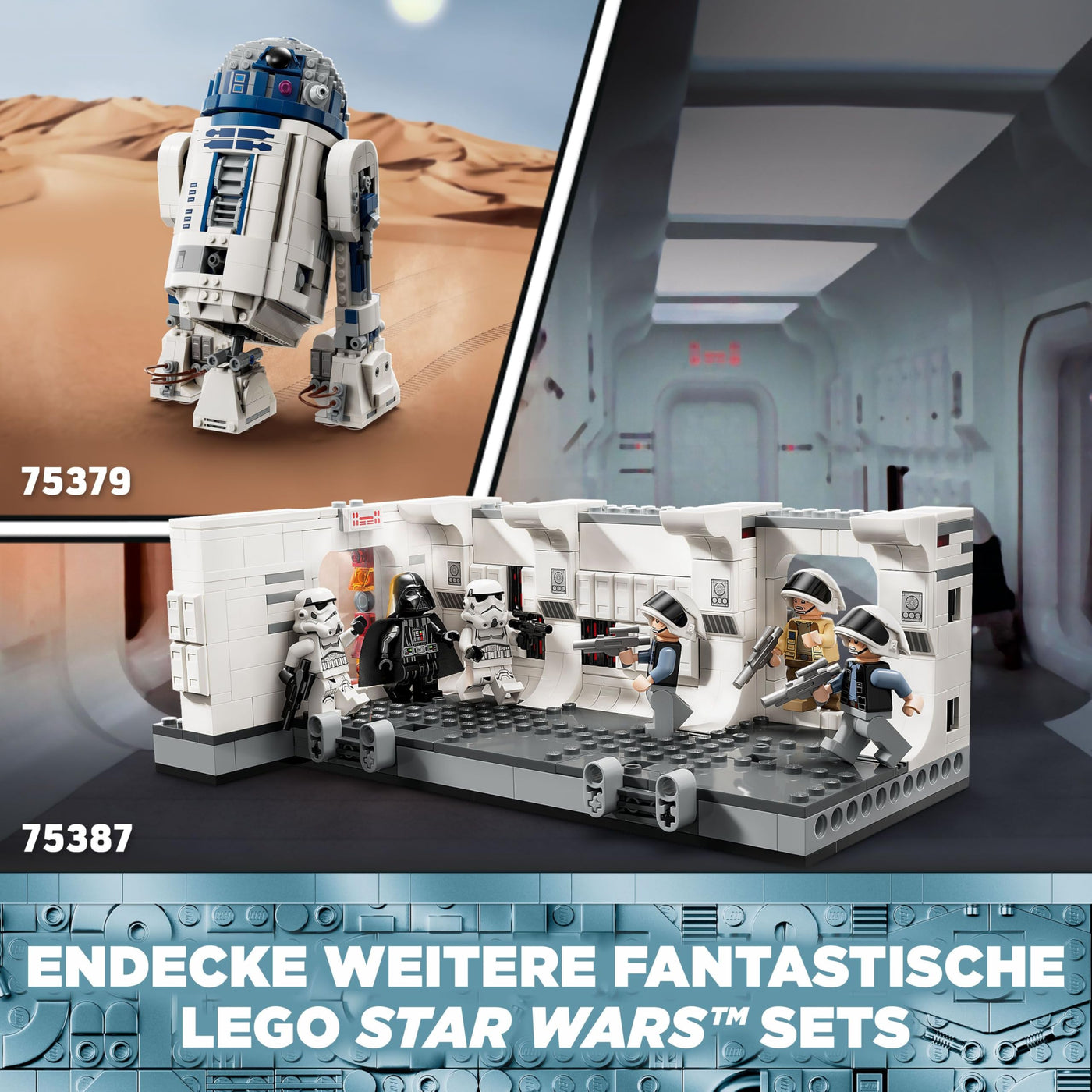 LEGO Star Wars Das Entern der Tantive IV, Bauspielzeug zum Film Eine Neue Hoffnung, Fantasy-Spielset für Kinder zum Sammeln, Geschenk-Idee für Jungen und Mädchen ab 8 Jahren sowie für Sammler 75387