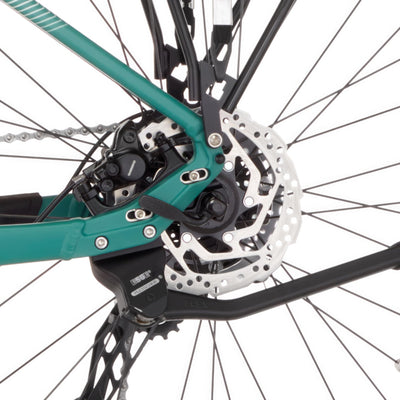 FISCHER E-Bike ATB Terra 4.0i Elektrofahrrad für Damen und Herren, RH 43, Mittelmotor 80, 36 V Akku, Adventure Green matt