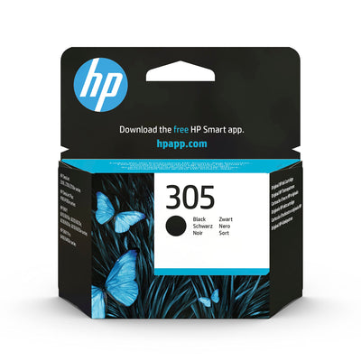 HP 305 (3YM61AE) Original Druckerpatrone Schwarz für HP DeskJet 27xx, 41xx, HP ENVY 60xx, 64xx