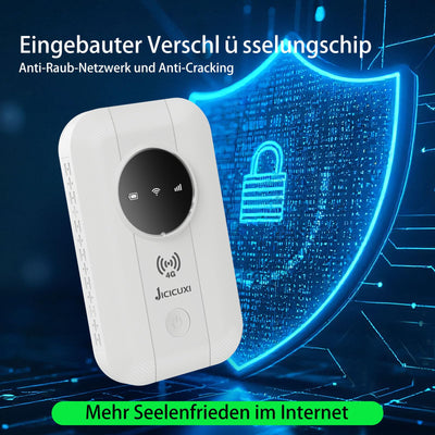 Mobiler WLAN Router, tragbares WLAN für unterwegs,4G Mobiler Wi-Fi-Router,150 Mbit/s, mit SIM-Kartensteckplatz,Typ-C Schnittstelle, WLAN Router Mobil für Reisen, Business & ohne Vertrag