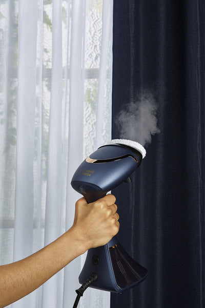 Russell Hobbs Dampfglätter [Testsieger] Bügeleisen Multi Steam Genie Pro Aroma (1800W, 32g/min Dampf, Reisebügeleisen inkl. 3 Aufsätze: Kleidung, Vorhänge, Polstermöbel) 28041-56