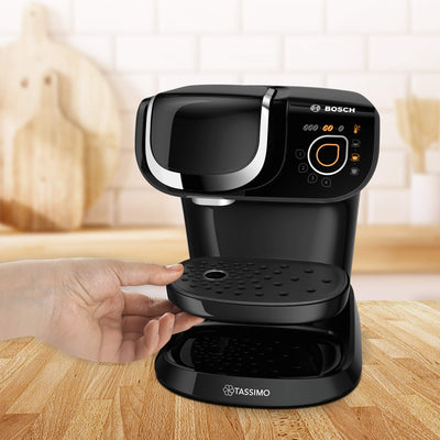 Tassimo My Way 2 Kapselmaschine TAS6502 Kaffeemaschine by Bosch, mit Wasserfilter, über 70 Getränke, Personalisierung, vollautomatisch, einfache Zubereitung, 1.500 Watt, 1,3 Liter, schwarz
