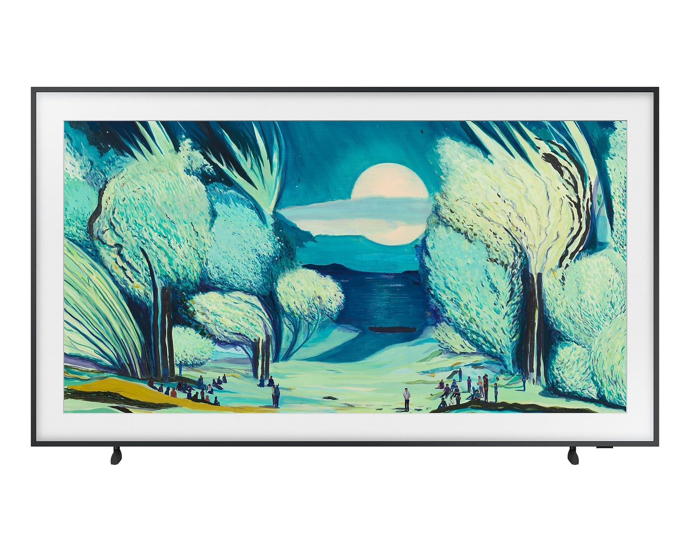Samsung The Frame LS03F 4K QLED 55 Zoll (138 cm) UHD Fernseher, Modern Frame Design, NQ4 AI Gen2 Prozessor, Art Mode, Artful Picture Quality, One Connect Kabel, Samsung Vision AI Smart TV