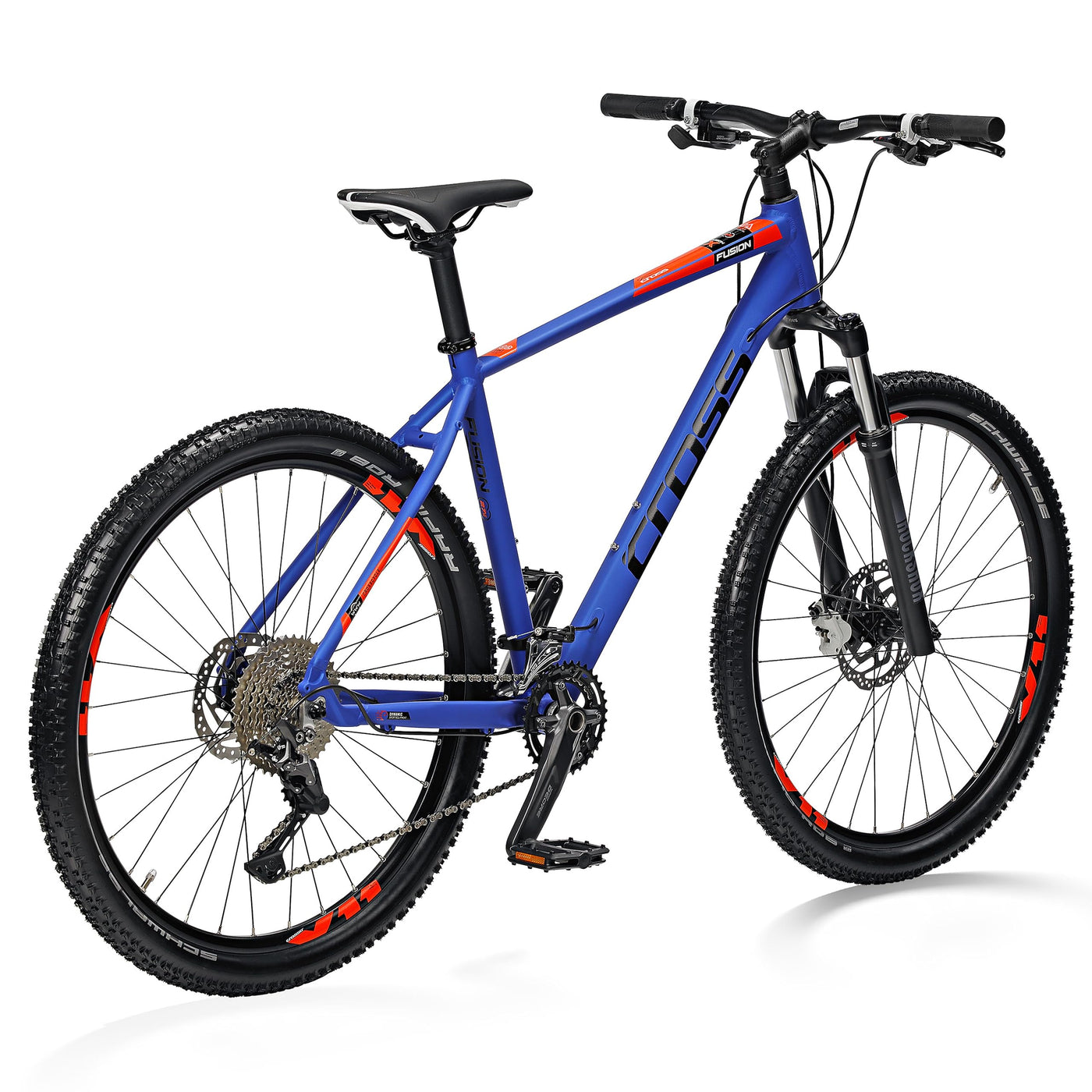 Airtracks 27,5 Zoll Mountainbike Herren MTB Fahrrad Hardtail Fusion X Shimano 2x10 Deore RD-M4120 SGS - ROCKSHOX Judy - Rahmenhöhen 42, 46, 50 und 54 - Modelljahr 2023 (54cm (Körpergröße 185-195cm))