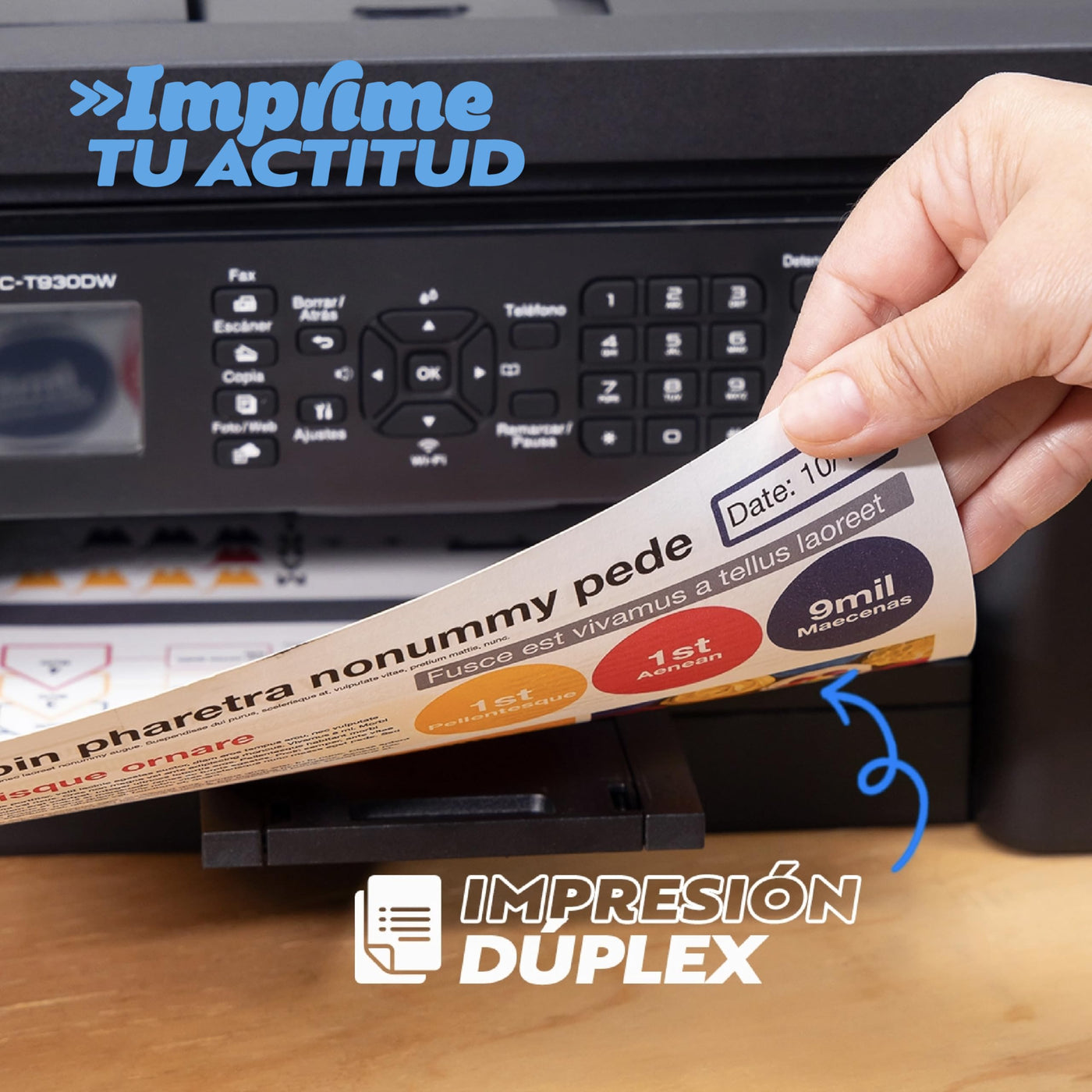 Brother Multifunktionaler Farbtintenstrahldrucker MFC-T930DW der InkBenefit Tank-Serie, Wireless-Konnektivität und Duplexdruck