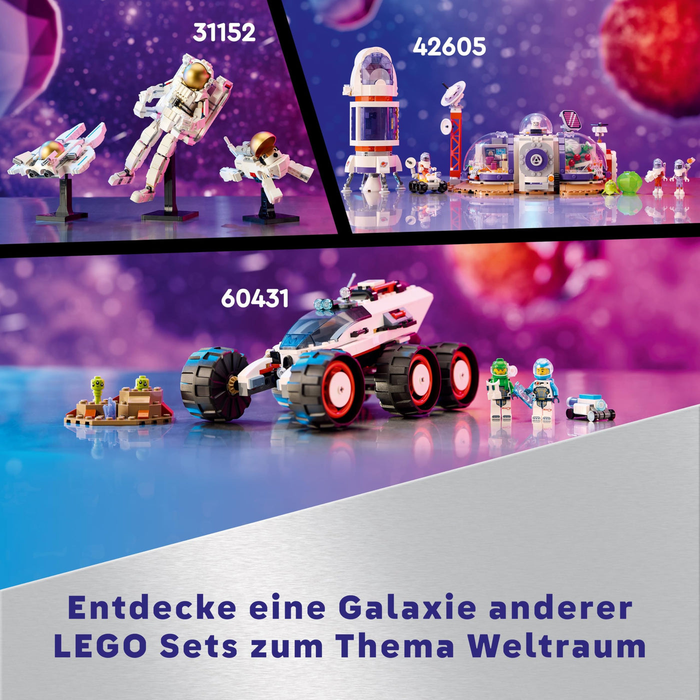 LEGO Technic VTOL-Schwerlastraumfrachter LT81, Space Bauset, Weltraum-Spielzeug, Raumschiff, Spielset mit Mini-Rover, Geschenk für Jungen & Mädchen ab 10 Jahren 42181
