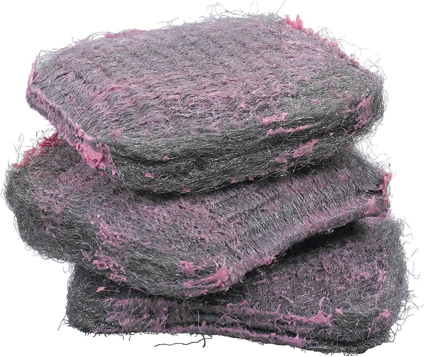 Spontex Seifenpads 10er Pack, kratzfreie Reinigungspads aus Stahlwolle mit 30% Seifenanteil, mit Zitronenduft, 1 x 10 Stück