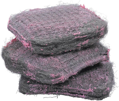 Spontex Seifenpads 10er Pack, kratzfreie Reinigungspads aus Stahlwolle mit 30% Seifenanteil, mit Zitronenduft, 1 x 10 Stück