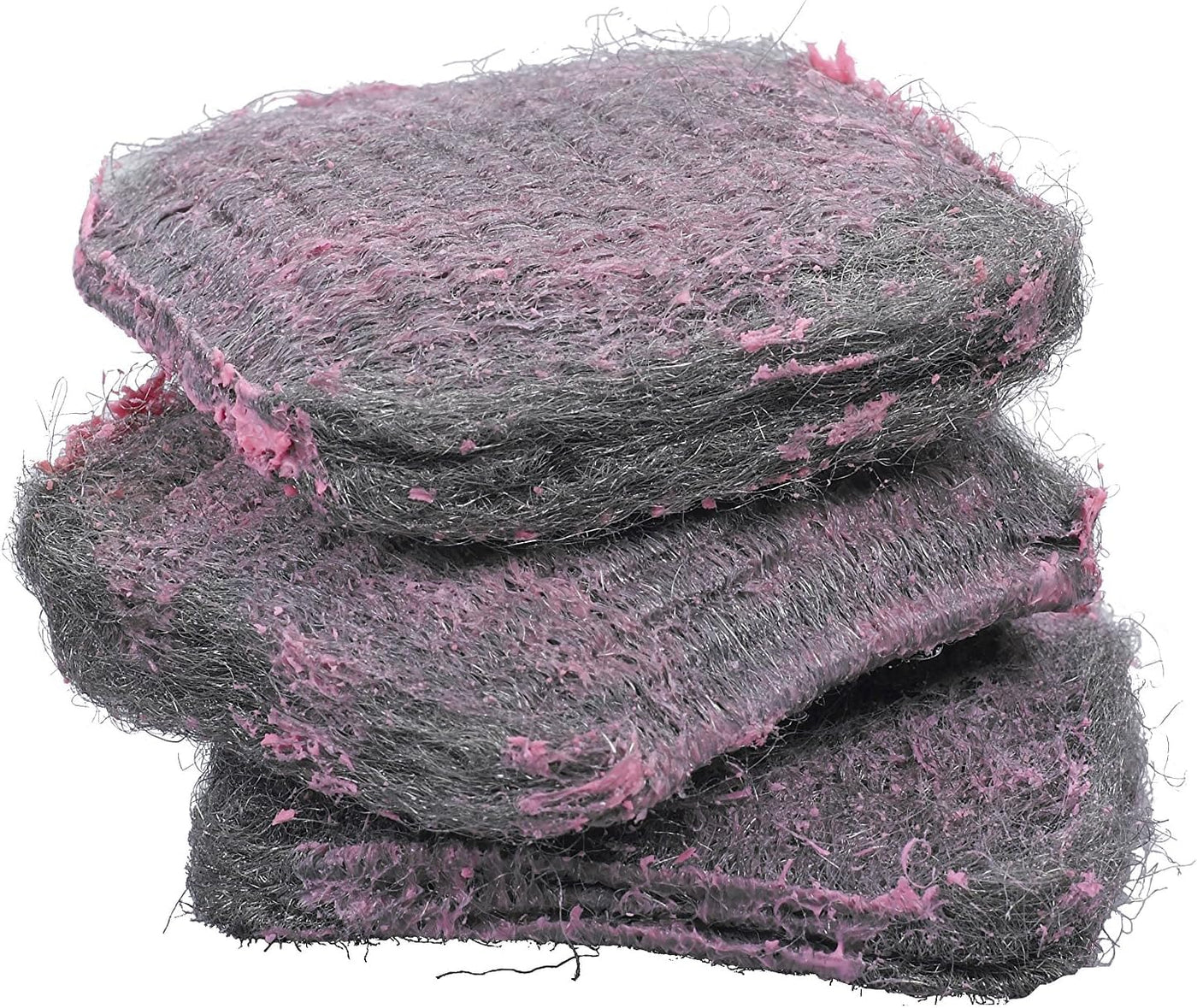 Spontex Seifenpads 10er Pack, kratzfreie Reinigungspads aus Stahlwolle mit 30% Seifenanteil, mit Zitronenduft, 1 x 10 Stück