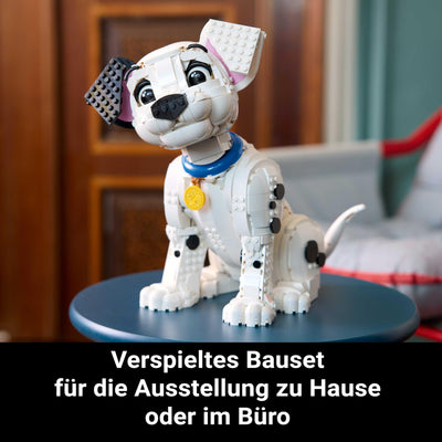 LEGO ǀ Disney Welpe aus 101 Dalmatiner - Bauset für Erwachsene - Verwandelt Sich in 6 niedliche Welpen mit drehbarem Kopf und Schwanz - DIY Heim-Deko - Geschenkidee für Fans - 43269
