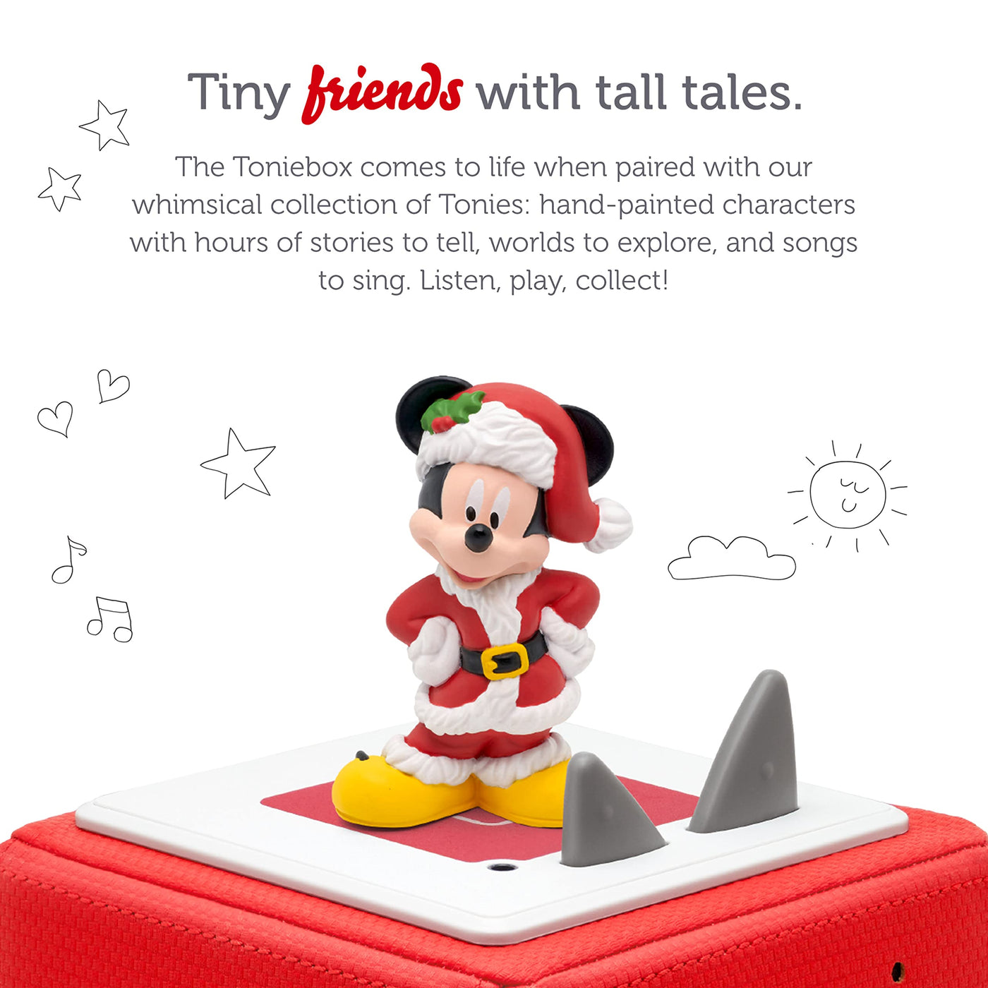 Tonies Holiday Mickey Mouse Audio Spielzeug Figur aus Disneys Weihnachten auf der ganzen Welt